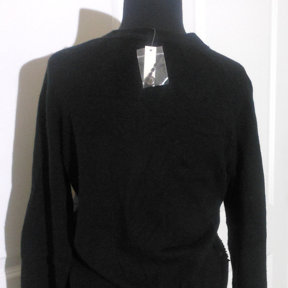 MADEWELL Black Sequin Cardigan Sweater NWT $135 - Picture 6 of 8